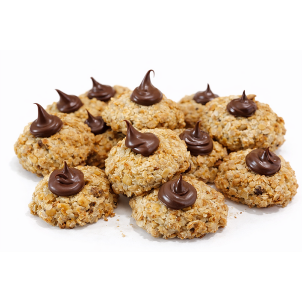 Сладки с овесени ядки, орехи и Нутела